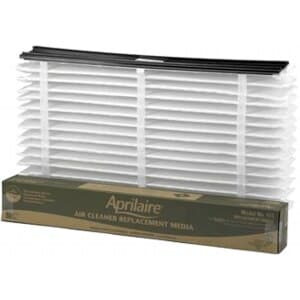 AprilAire 413 replacement air filter media, MERV 13, nominal 16 x 25 x 4 in. Fits AprilAire whole-house air cleaner models 1410, 1610, 2410, 2416, 3410 and 4400. Captures pollen, dust, pet dander, mold spores and most airborne viruses.